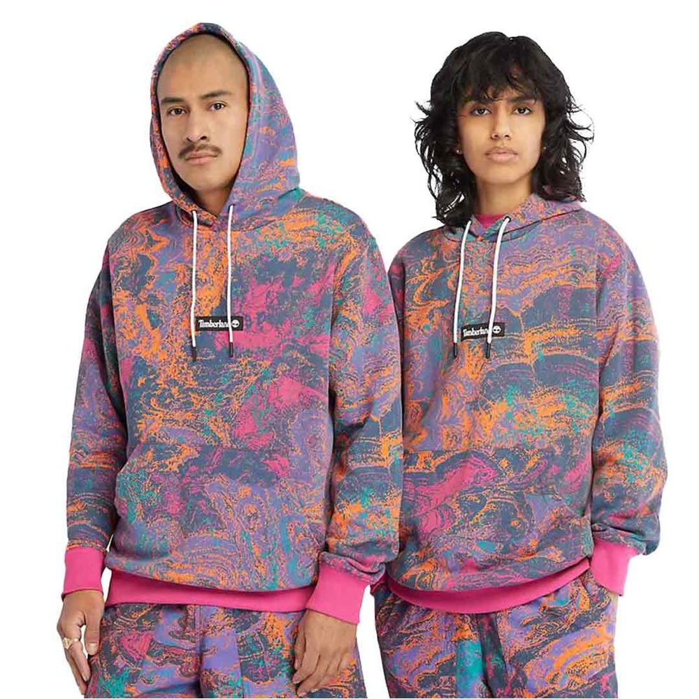 Brand New Timberland Allover Print Hoodie - Picture 5 of 6